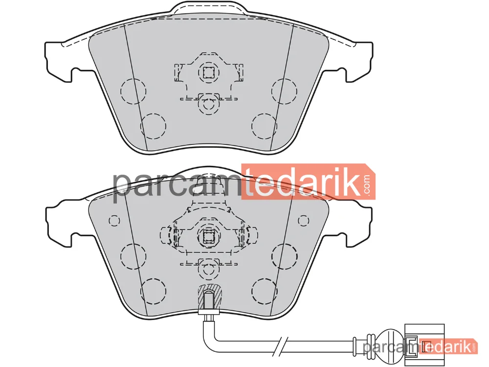 VALEO 670863 | Fren Balatası — Audi A3, Skoda Superb II, VW Eos